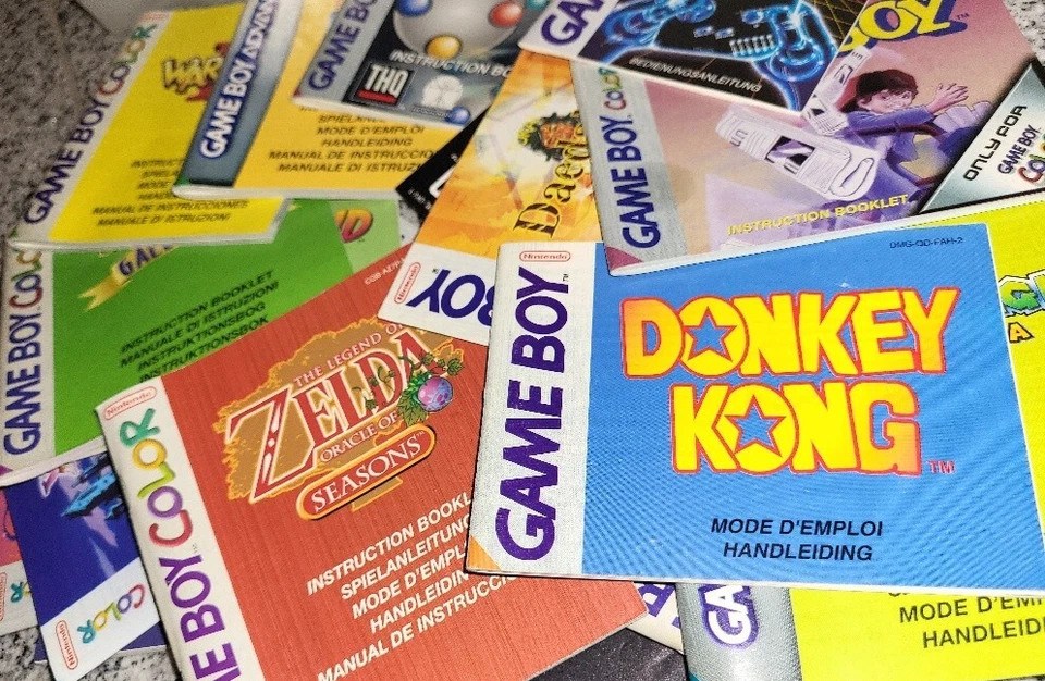 Nintendo Istruzioni Libretti Istruzioni per GB, SNES, GBC, NES, N64 e GBA - Immagine 1 di 1