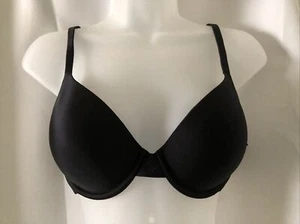 Wacoal The Top Solution Seamless Contour Bra Black 36B Light Padding Discontinue - Picture 1 of 4