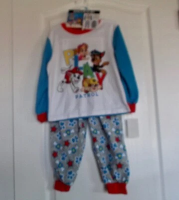 PIJAMA NIÑO PAW PATROL - 2 PIEZAS. JUEGO PJ - TALLA 5T - NUEVO CON ETIQUETAS Foto 1 de 4