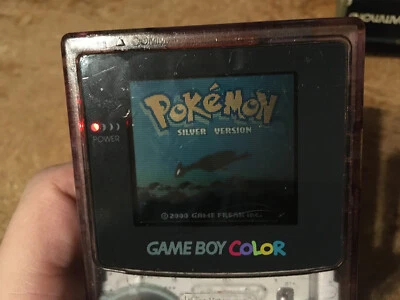 POKEMON SILVER VERSION GAME BOY COLOR 2000 AUTHENTIC WORKING DRY/DEAD BATTERY - Image 1 of 4