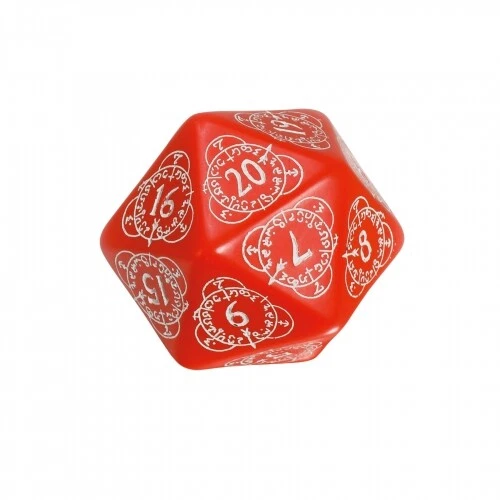 Juego De Cartas - Contador De Niveles - 1 Pieza - W20 - Rojo Y Blanco - Imagen 1 de 1