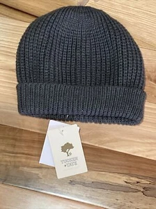 Youth Kids Grey Knit Beanie Hat Winter Tucker Tate - Picture 1 of 3