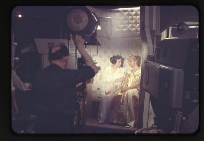 Julie Andrews Edith Adams on set of Cinderella Original 35mm Transparency rare - Image 1 of 1