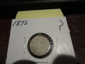 1872 - Silver - Canadian nickel - Canada 5 cents - Picture 1 of 2