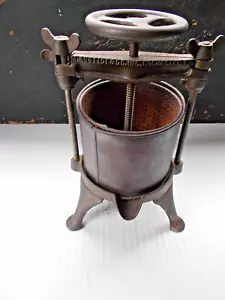Rare Antique J. ANSTICE & CO. INC. Sensible Press Fruit & Lard Apple Cider - Picture 1 of 8