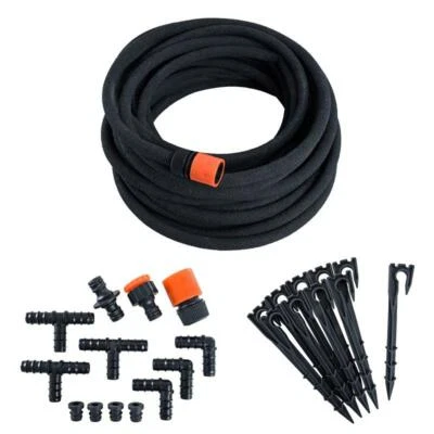 Perlschlauch Tropfschlauch Gartenschlauch 15 m Schlauch Set Bewässerungsschlauch - Bild 1 von 4