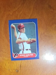 1986 Fleer Mini #91 Steve Carlton HOF Phillies  Baseball Card