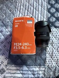 Sony SEL 24-240mm f/3.5-6.3 IF AF OSS Lens With Two Filters & Microfiber Towel