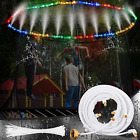 Trampoline Sprinkler for Kids with 39.4Ft LED Trampoline Lights 39 Ft Long NEW