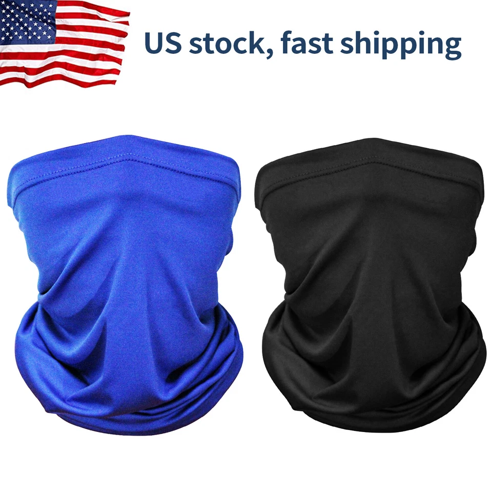 Face Mask Gaiter Biker Scarf Tube Bandana Beanie Cover Cap Outdoor Headwrap - Image 1 of 4