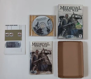 Medieval: Total War (2002) Juego PC CIB Manual Insertos Probado + Funciona - Imagen 1 de 16