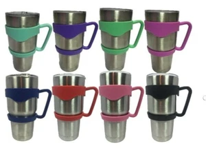 Tumbler Handle 30 oz YETI Holder Red Pink Blue Black Fuschia - Picture 1 of 47