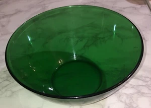 Made In France Forest Green 9 Inch Mixing Bowl/ Nice - Picture 1 of 3