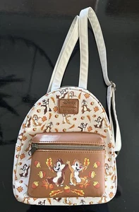 Disney Loungefly Chip n' Dale Fall Mini Backpack - Picture 1 of 10