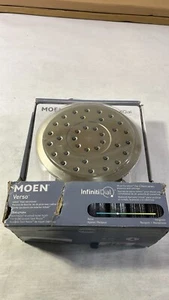 Moen 220R6EPSRN Verso Infiniti Round Rain Shower Head Spot Resist Brushed Nickel - Picture 1 of 2