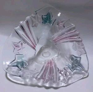 Vintage ☆ Centrotavola In Vetro Cm 10 - Foto 1 di 10