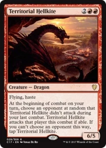 MTG - TERRITORIAL HELLKITE - Commander 2017 (R) - Picture 1 of 1