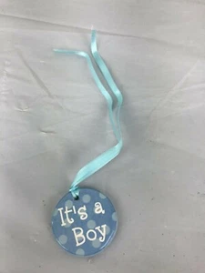 NEW Ceramic Vase Hanger accent decor It’s a Boy - Picture 1 of 4