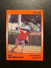 Ben McDonald 1990 STAR COMPANY  Card #10 of 11  BALTIMORE ORIOLES