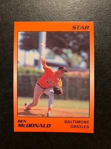 Ben McDonald 1990 STAR COMPANY  Card #10 of 11  BALTIMORE ORIOLES
