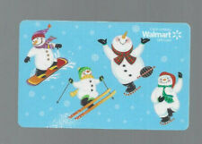 WALMART COLLECTABLE GIFT CARD 4 SNOWMEN