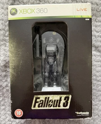 FALLOUT 3 XBOX 360 COLLECTORS EDITION WITH GAME & POWER ARMOUR STATUE - Image 1 of 4