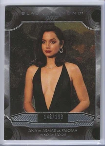 2024 James Bond Black Diamond #21 Ana de Armas come Paloma 146/199-No Time To Die - Foto 1 di 2