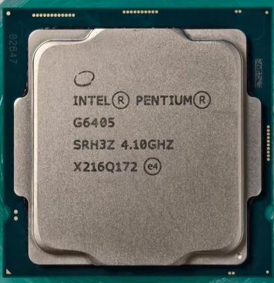 10Th Gen Intel Pentium Gold G6405 LGA 1200 CPU Processor Dual Core 4.1GHz - Image 1 of 2