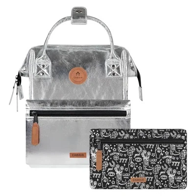 Cabaia Backpack Adventurer Small Monte Carlo silver