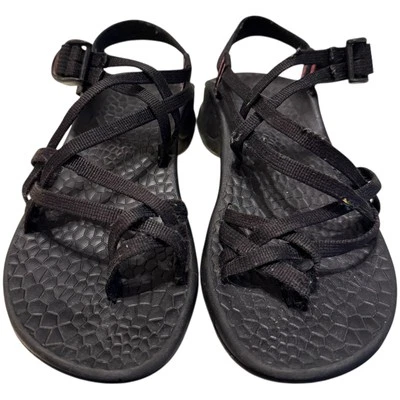 Chaco black Zong X Ecotread strappy sandals - women's Size 8 - Image 1 of 4