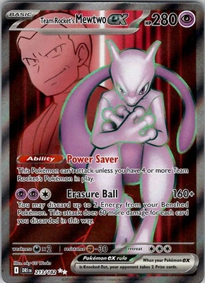 Team Rocket's Mewtwo ex - SV10: Destined Rivals 213/182 Holo NM - Image 1 of 2