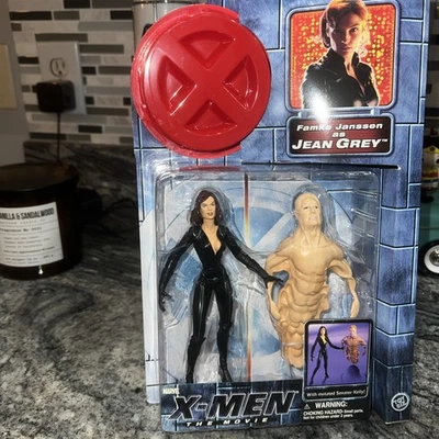 Figura de acción Famke Janssen como Jean Grey Marvel X-Men La película ToyBiz Foto 1 de 3