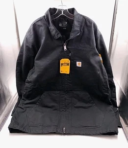 Cappotto uomo Carhartt loose fit Duck foderato sherpa OC4293-M, taglia XL alto (#J2-A2) - Foto 1 di 7