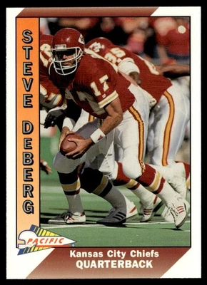 1991 Pacific Steve DeBerg Kansas City Chiefs #207 - Image 1 of 2