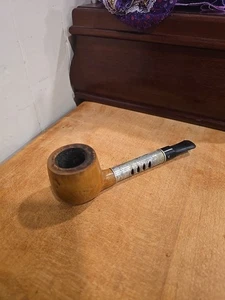 Vintage Medico Ventilator Estate Tobacco Smoking Pipe Imported Briar Bowl - Picture 1 of 7