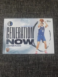 COOPER FLAGG 2025-26 Topps Generation Now Mavericks Rookie Card #GN-1 RC - Picture 1 of 2