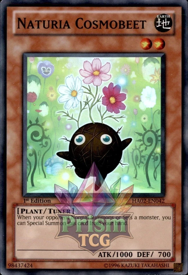 1st ed Naturia Cosmobeet super rare HA02-EN042 Yugioh - Image 1 of 1