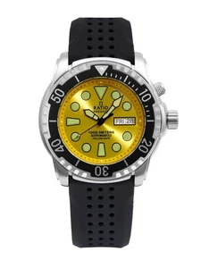 Reloj de buceo Ratio FreeDiver automático esfera amarilla para hombre 1068HA90-34VA-YLW-V03 - Imagen 1 de 4