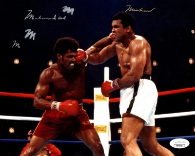 Muhammad Ali Signed Autographed 8X10 Photo vs. Spinx Test Photo JSA XX76320 - Image 1 of 2