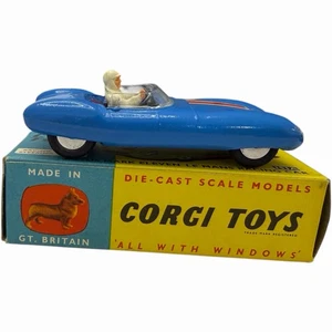 VINTAGE CORGI 151A: LOTUS MARK ELEVEN LE MANS RACING CAR In Original Box - Picture 1 of 6