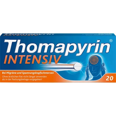 A. NATTERMANN & CIE GMBH THOMAPYRIN INTENSIV Tabletten 20 St PZN 00624605