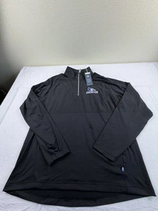 Creighton Bluejays Cutter & Buck CB DryTec 1/4 Zip Pullover Uomo Taglia LG Nero - Foto 1 di 8