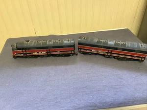 Marx O Gauge Train #99 & Unit, Rock Island E7 Plastic Locomotive Tested Used - Picture 1 of 24