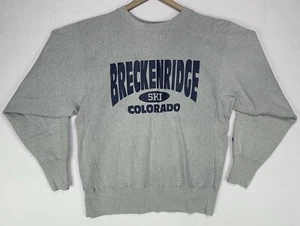 Champion Reverse Weave Ski Breckenridge Colorado Sweatshirt Größe Large hergestellt in den USA - Bild 1 von 13