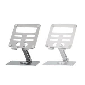 Laptop Stand Adjustable Ergonomic Tablet Pad E-Book Holder Aluminium Alloy Rack - Afbeelding 1 van 10