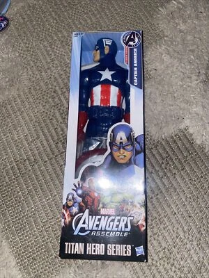 Marvel Avengers Assemble Titan Hero Series - Captain America 12” Action Figure - Image 1 of 4