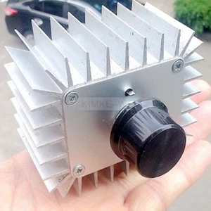 0V-220V AC 5000W Spannungsregler Dimmer Speed Temperatur Volt Regler Regulator - Bild 1 von 11