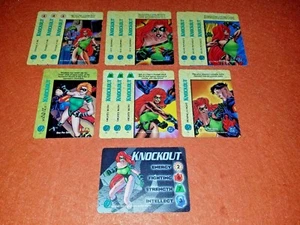 Marvel OVERPOWER Knockout DC JLA PLAYER SET character 14 specials Superboy - Picture 1 of 8
