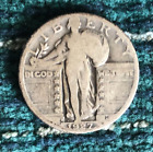 1927D Standing Liberty Silver Quarter 25c-Condition VG Very Good