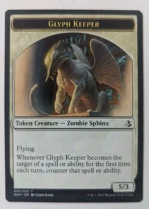 Glyph Keeper Token, Amonkhet, Magic The Gathering, MTG - Picture 1 of 1